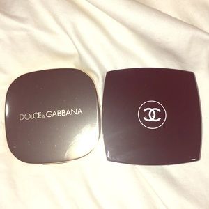 Chanel and Dolce Gabbana blush